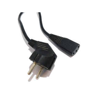 Cavo di Alimentazione C13 10A 250V 1.80Mt - Nero