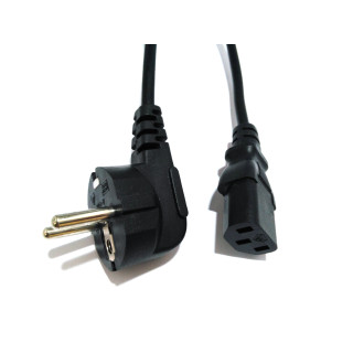 Cavo di Alimentazione C13 10A 250V 1.80Mt - Nero