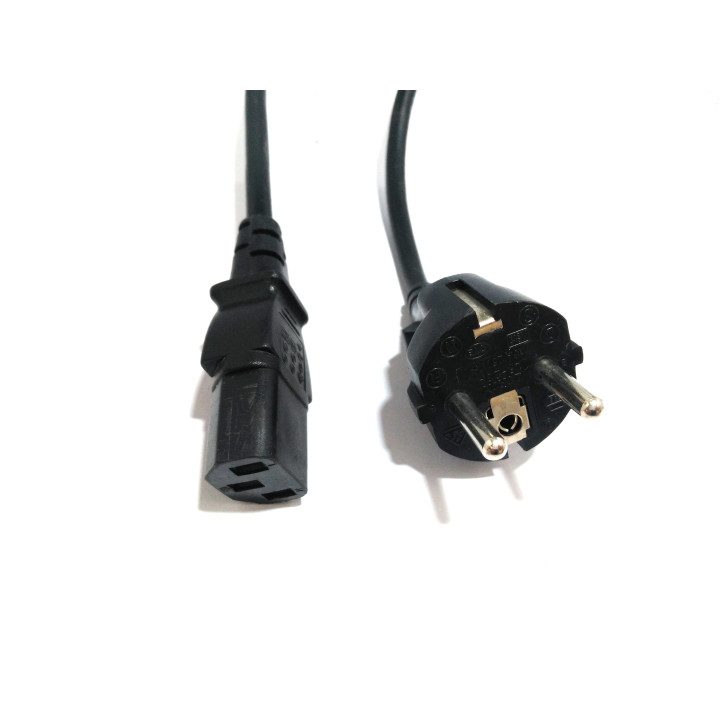 LOROM LR-23A - Cavo di Alimentazione C13 10A 250V 2.30M - Nero