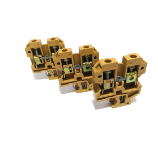 WEIDMULLER SAK6N - 4x Morsettiere con Montaggio su Guida DIN , 2 Vie 750V 6mm²