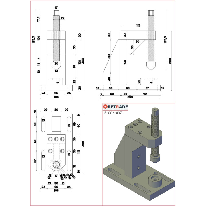 CNC 3D - Pressa Manuale
