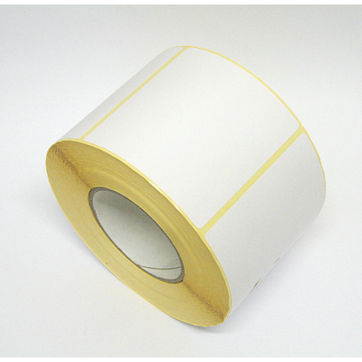 Reel 1000pz WHITE Paper Adesive Labels - 100x100mm
