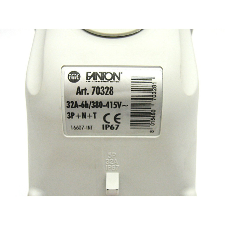 Spina a Prese Industriali 32A-6h/380-415V 3P+N+T Art.70328