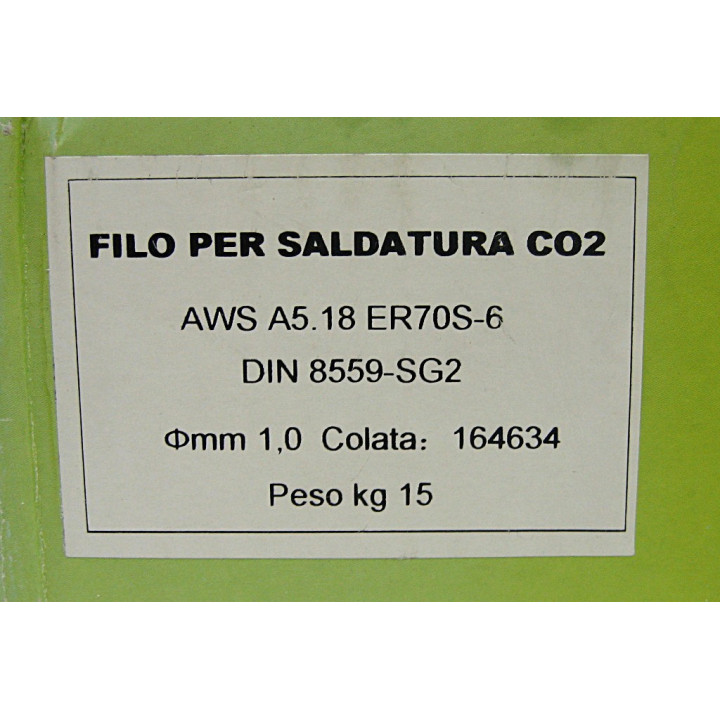 Filo per Saldatura C02  Ø 1.00