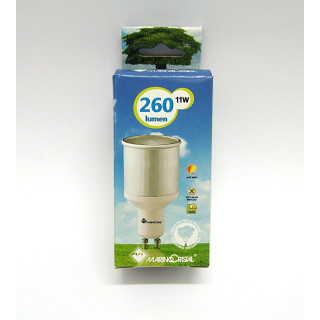 Lampadina Risparmio Spot GU10 11W Luce Calda 2700°K