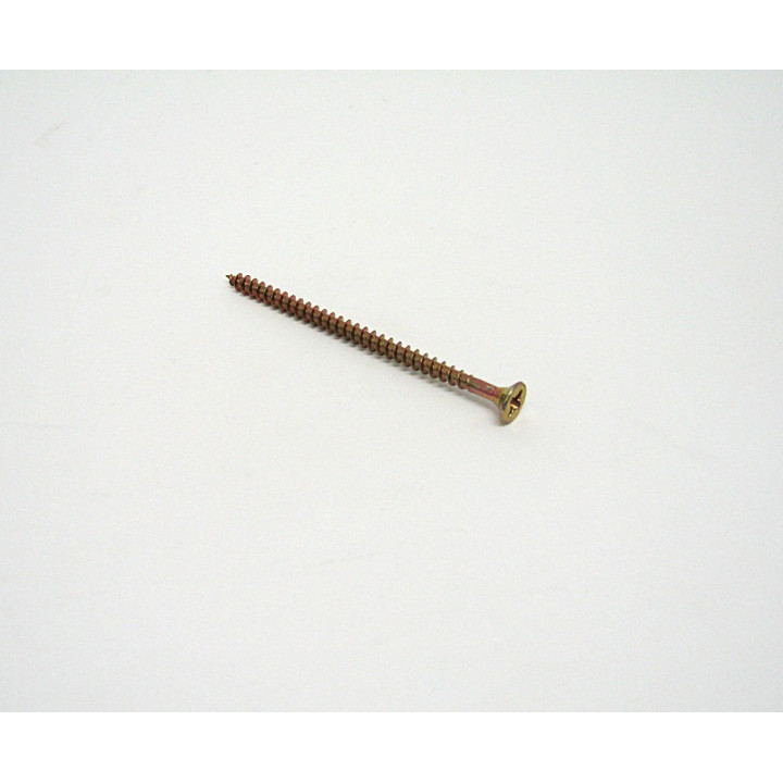Screw Flat Head Galvanized Yellow Cross for Chipboard M4.0x70/60