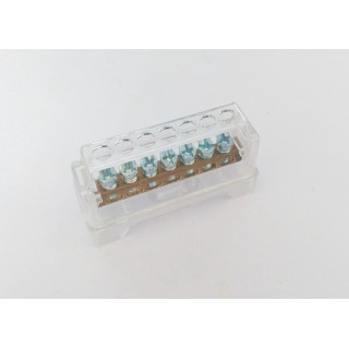 10 pz. Unipolar Terminal Board 7 Holes 57A Ui500V Uimp 8kV 7x10mm2