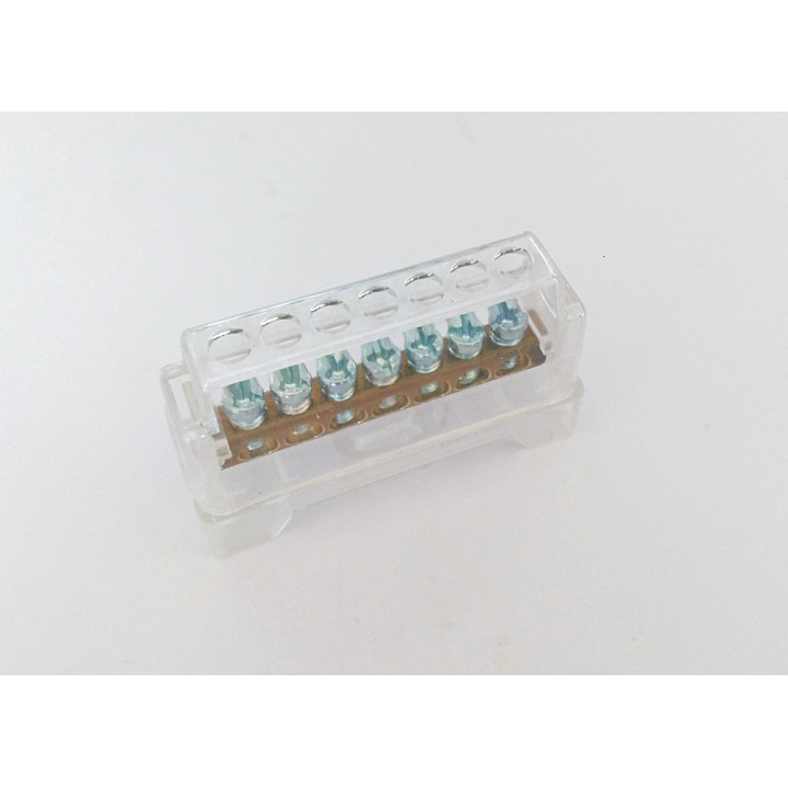 Morsettiera Unipolare 7 Fori 57A Ui500V Uimp8kV 7x10mm2