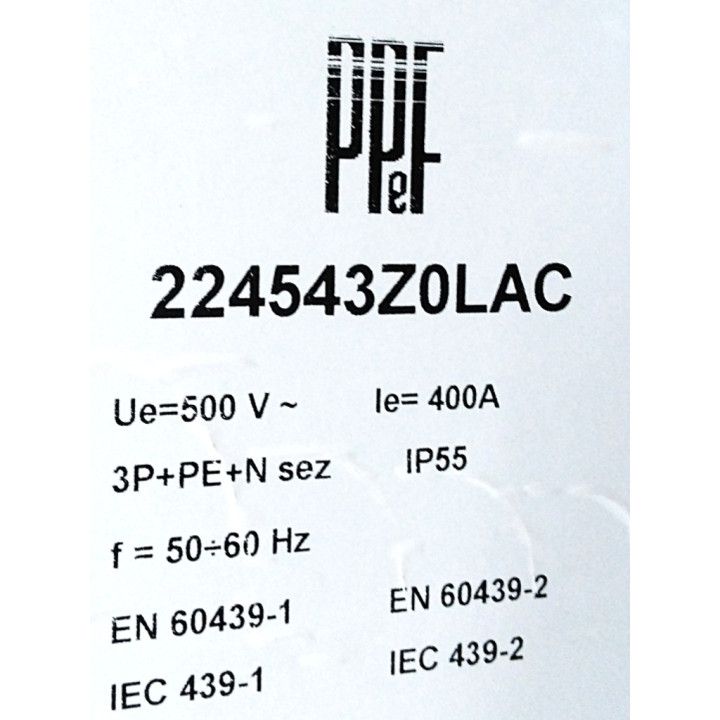 Pogliano - Blindocompatto 400A - 224543Z0LAC