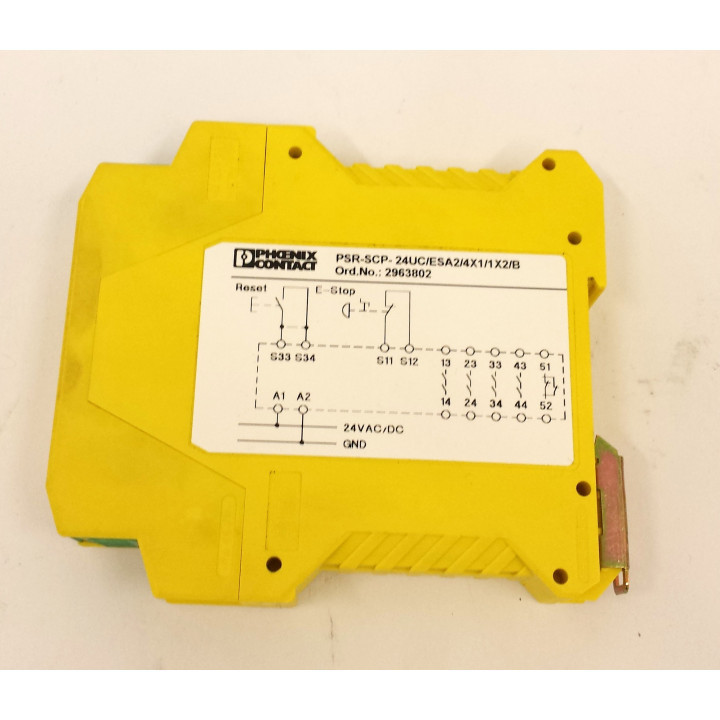 PHOENIX CONTACT-  relay di sicurezza PSR-SCP-24UC/ESA2/4X1/1X2/B