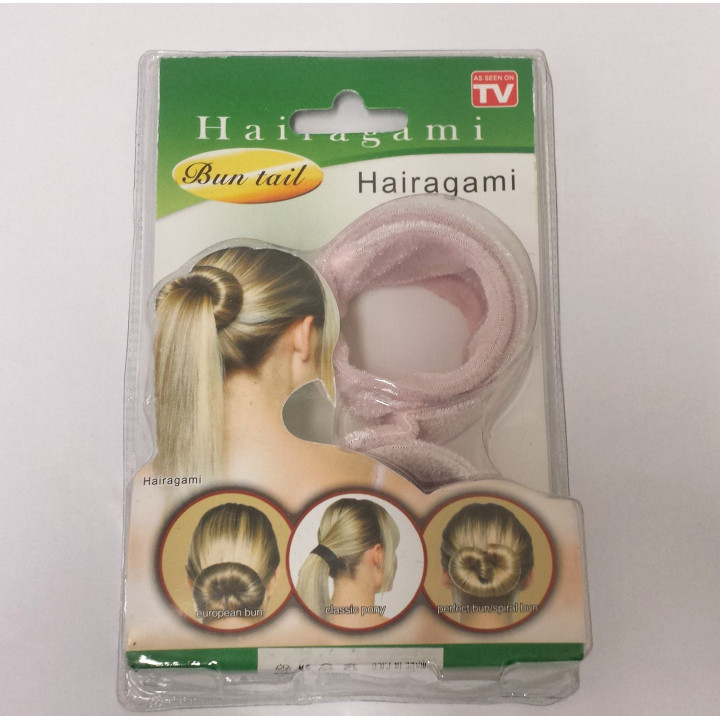 HARIGAMI-BUN TAIL PINK