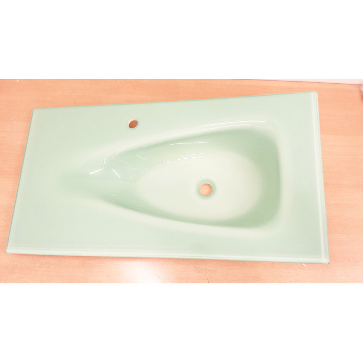 COMPAB LAVABI LOLLIPOP-lavandino in vetro curvo artigianale