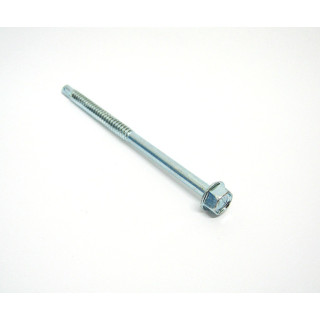 100 pz. Screw Hex Head Ch10 Zinc Plated White Partially Threaded Stem M6.3x110mm
