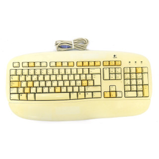 LOGITECH - Tastiera per pc Y-SU61 PS/2 Bianca