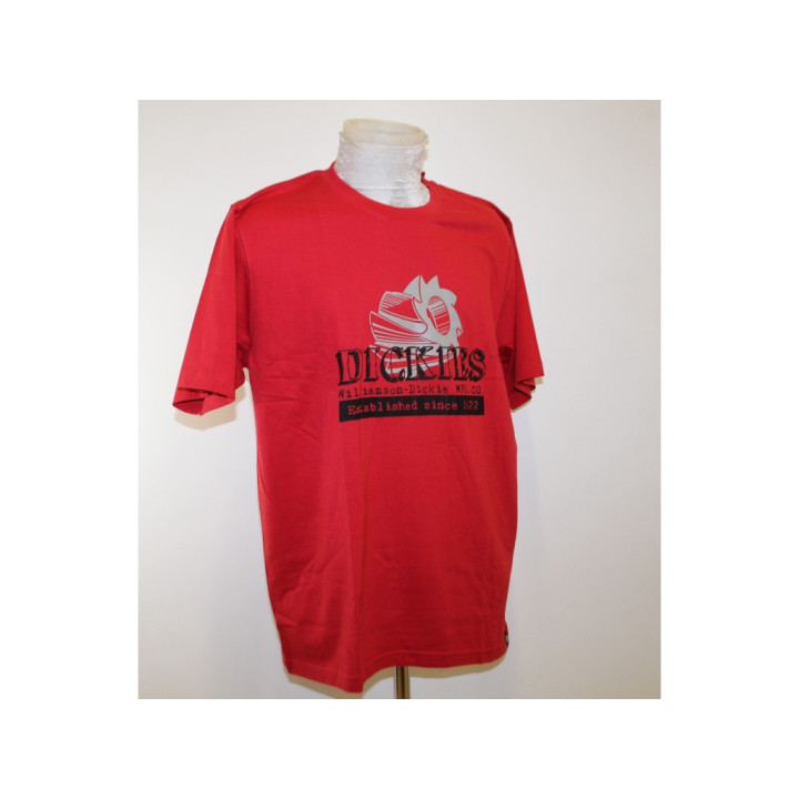 Dickies T-shirt Uomo con stampa- Taglia L - Nera/Blu