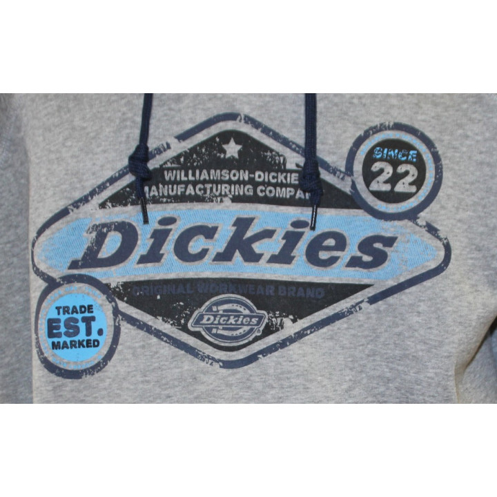 Dickies T-shirt Uomo con stampa- Taglia L - Nera/Blu