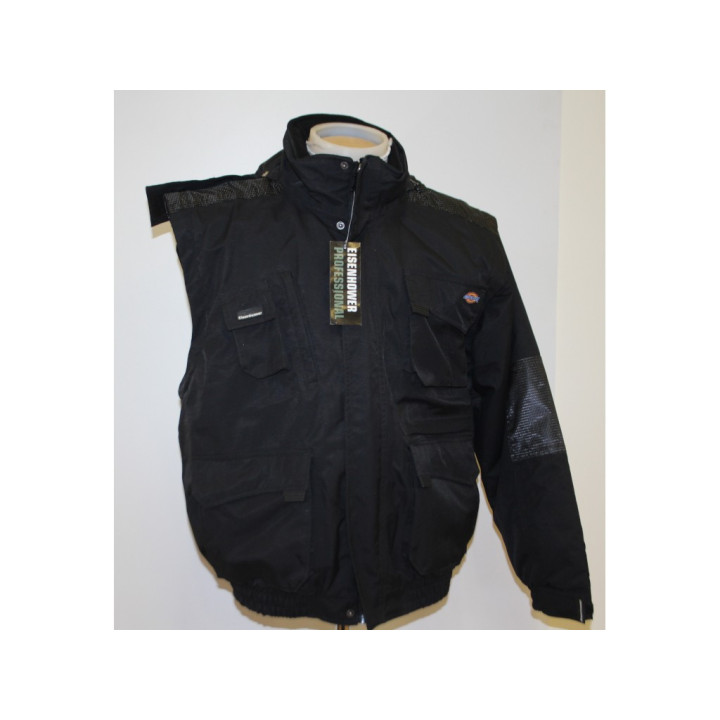 Dickies Giacca con zip e cappuccio da Uomo - Taglia L - Nero