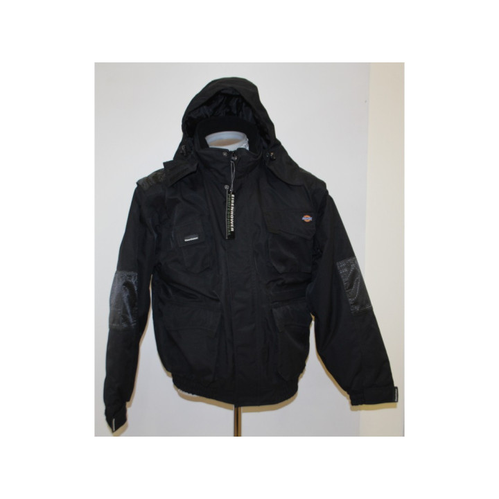 Dickies Giacca con zip e cappuccio da Uomo - Taglia L - Nero