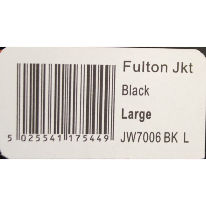 Dickies JW7006- Giacca Fulton Jkt da Uomo Nero - Taglia L