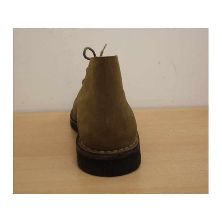 Scarpa Artigianale da Uomo Stile Desert - EUR 40 - Beige con suola Scura