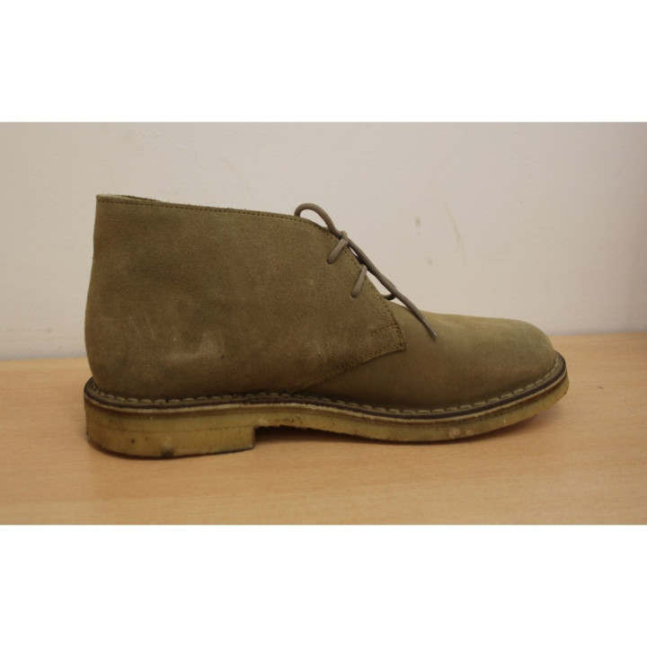 Scarpa Artigianale da Uomo Stile Desert - EUR 42 - Beige con suola Chiara