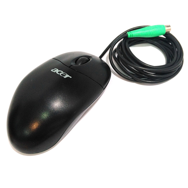 ACER M-SBF96 - Mouse a 2 Pulsanti + Rotellina di Scorrimento con Cavo PS/2
