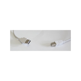 OEM - Cavo USB 2.0 per Stampante Tipo A/B ad Alta Velocità M/M - Lunghezza Mt - Bianco