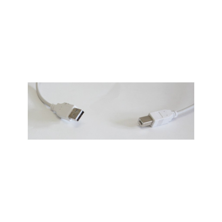 OEM - Cavo USB 2.0 per Stampante Tipo A/B ad Alta Velocità M/M - Lunghezza Mt - Bianco