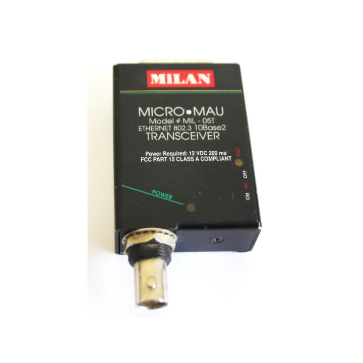 MILAN 154018 - Ricetrasmettitore Micro Mau - 12V 200MA - Mod. MIL-05T - Nero