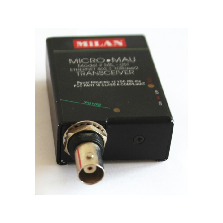 MILAN 154018 - Ricetrasmettitore Micro Mau - 12V 200MA - Mod. MIL-05T - Nero