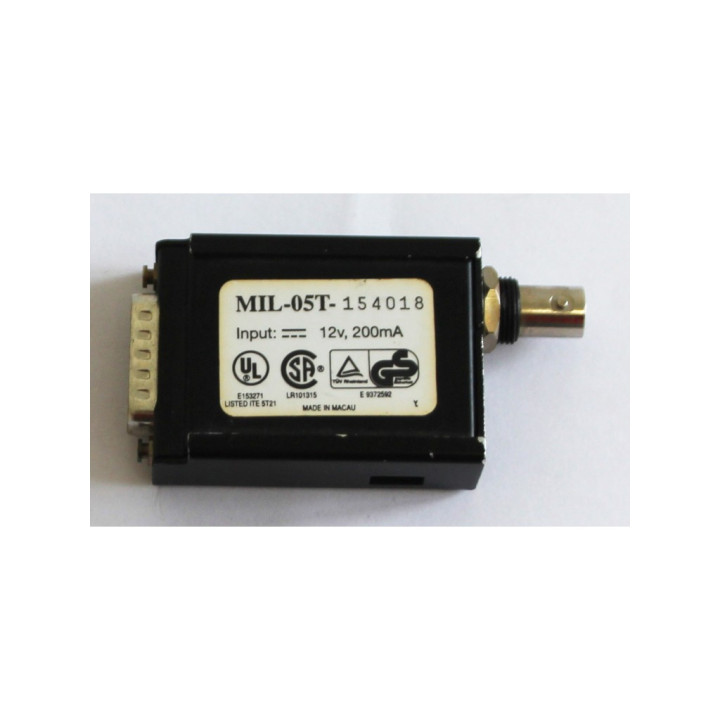 MILAN 154018 - Ricetrasmettitore Micro Mau - 12V 200MA - Mod. MIL-05T - Nero