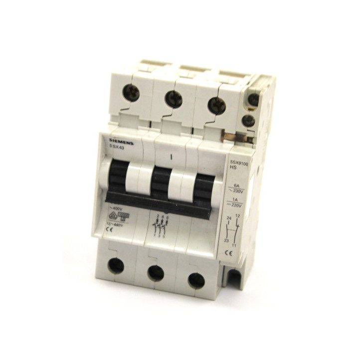 SIEMENS 5SX43 - Interruttore Automatico Triple Pole