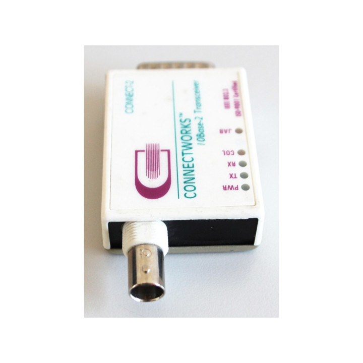 CONNECTWORKS BNC MAU-002 - Ricetrasmettitore Connect-2 10Base-2 - 10-15VDC 120MA - Bianco