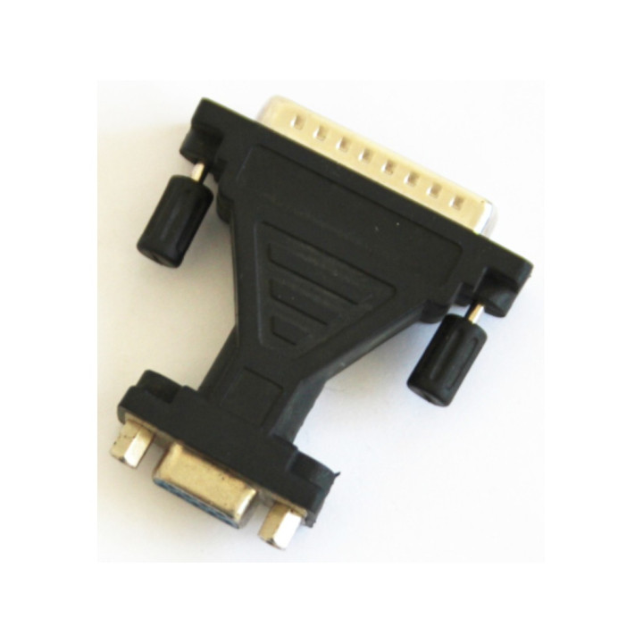 OEM - Adattatore Seriale DB9/Femmina DB25/Maschio - Nero