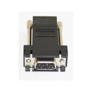 OEM - Adattatore Modulare Convertitore da DB9 Femmina a RJ45 Femmina - Nero