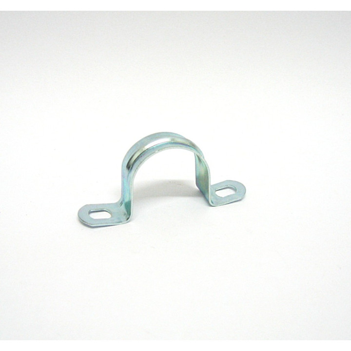 5 pz. Clevis Metallic to Two Holes 28mm White Zinc Plated