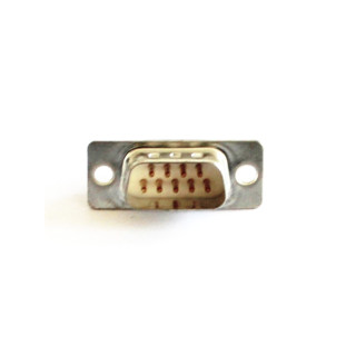 OEM - Connettore D-Sub 1mm DB9 Maschio Cappuccio a Saldare - Aletta a Saldare/Dritta