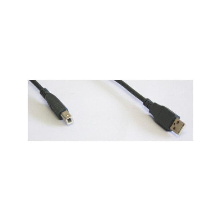 OEM - Cavo USB 2.0 80°C 30V con Connettori di Tipo A e B per Stampanti e Scanner - Lunghezza Mt.
