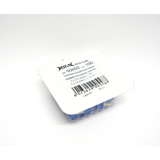 100 pz. Preinsulated Cable Terminal Tube Double Cable 2x2.5mmq