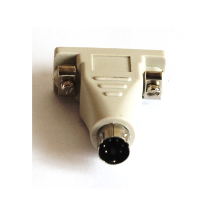 OEM - Adattatore PS2 Maschio a DB9 Femmina - Beige