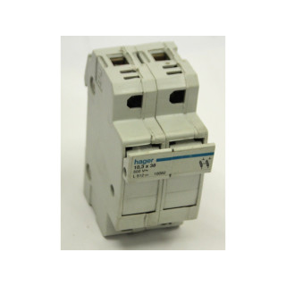 HAGER L501 - Portafusibile 10.3x38 mm 500V
