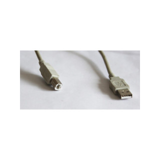 OEM - Cavo USB con Connettori di Tipo A e B per Stampanti e Scanner - Lunghezza Mt. - Grigio