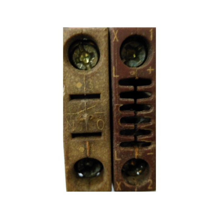 CEMA P9B10VN - Blocco Contatto con Interruttore Azzurro