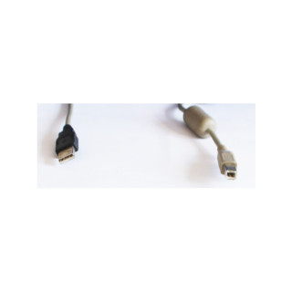 OEM - Cavo USB con Ferrite per Stampanti e Scanner e Connettori di Tipo A e B - Lunghezza Mt. - Grigio