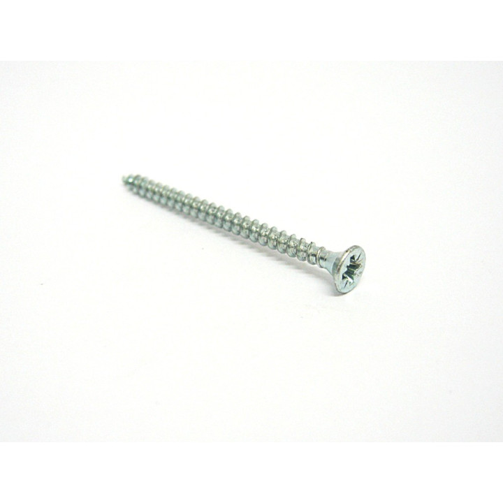 Screw Flat Head Flared in Zinc Plated Cross for Chipboard M3.5x50mm
