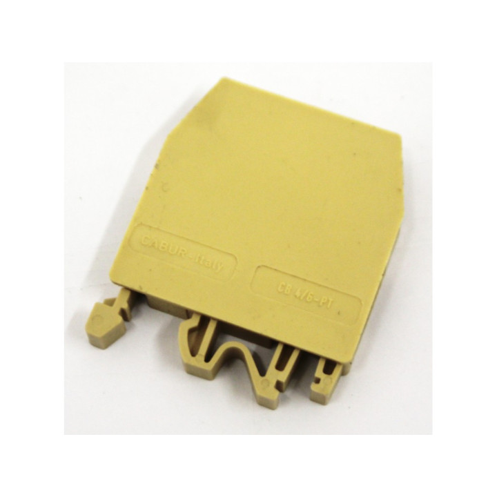 CABUR CBD.4 - Morsetto Passante con Piastra Terminale - 4mm2 -