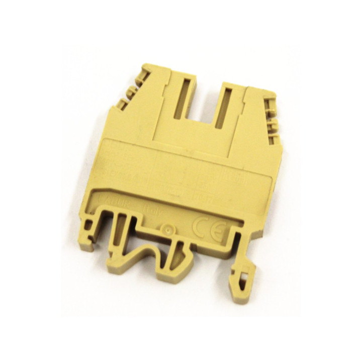 CABUR CBD.4 - Morsetto Passante con Piastra Terminale - 4mm2 -