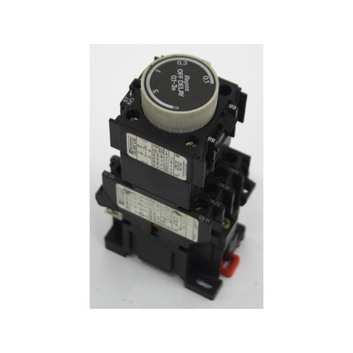 TELEMECANIQUE CA2-DN 1319 + LA3-D20 - Contatto con Time Delay Module 0.1 a 3 S