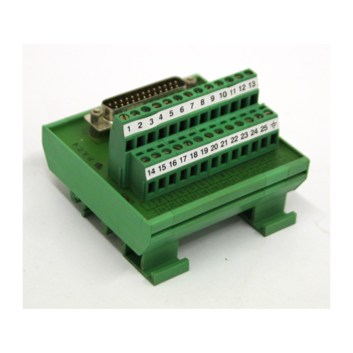 AB ELETTRONICA - Modulo Connettore 25 Pin 16A - Maschio