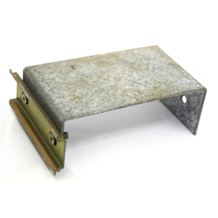 Staffa in Metallo 131x76x50 mm con Barra DIN 95 mm